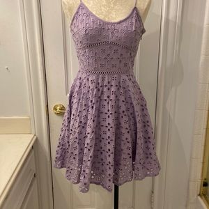 PURPLE LACE DRESS